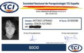 MIEMBRO DE TCI ESPAÑA, SOCIEDAD NACIONAL DE PARAPSICOLOGÍA(NÚMERO DE SOCIO 2018/00066)